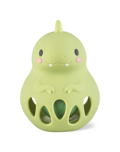 Tiger Tribe - Silicone Rattle - Dino
