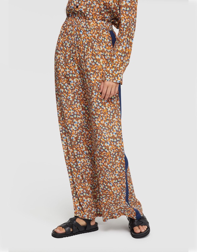Oxford - Chantel Floral Print Wide Leg Pants