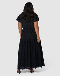 Indigo Tonic - Allegra Broderie Maxi Dress