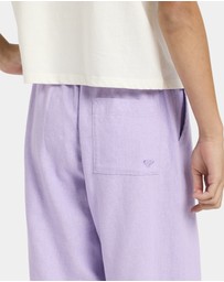 Roxy - Girls 4 to 16 Lekeito Break Linen Pants