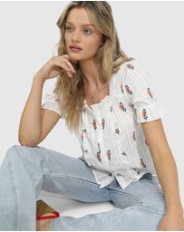 Belle & Bloom - Wild Garden Floral Blouse