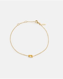 Kirstin Ash - Baguette Birthstone Bracelet November Citrine