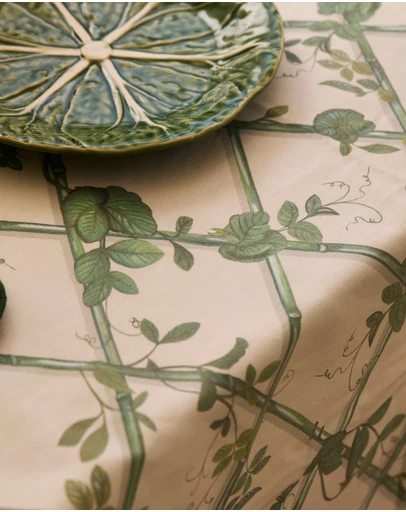 Tablescaped - MHI Petite Ivy Collection Tablecloth