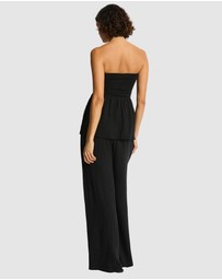 Sea Level Australia - Sunset Shirred Bandeau Top