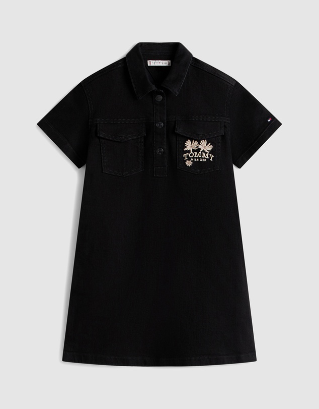 Tommy Hilfiger - A-Line Denim Dress - Kids