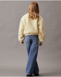Calvin Klein Jeans - Girls Reversible Teddy Bomber Jacket