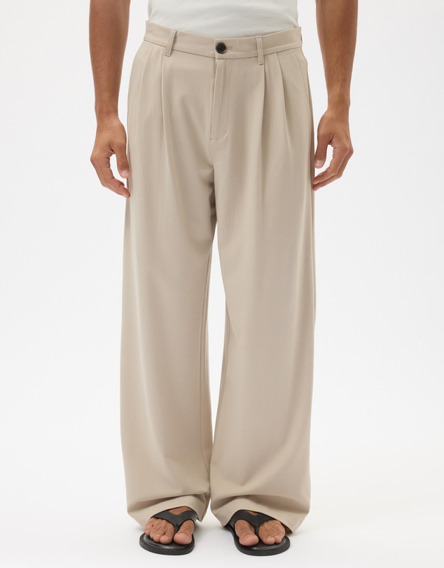 AERE - Relaxed Wide Leg Trousers