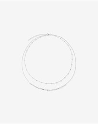 Michael Hill - 45cm Multi-Layer Bead Chain in Silver
