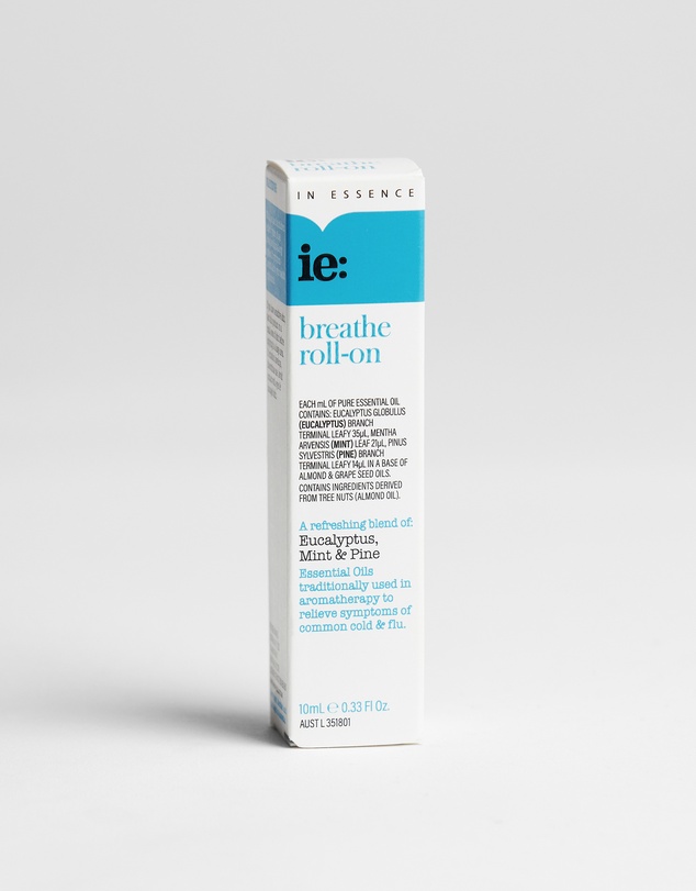 In Essence - In Essence ie: Breathe Essential Oil Roll On 10mL