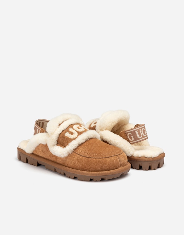 Ozwear Connection Uggs - Ugg Violet Shearling Slipper (Elastic Logo) (Detachable Feature)