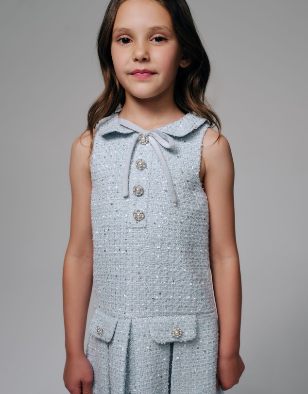 Bardot Junior - Enes Boucle Mini Dress - Kids-Teens
