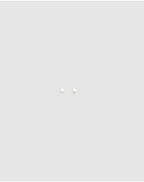 Ichu - Tiny Pearl Stud Earrings