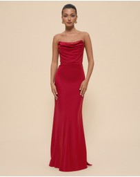 CHANCERY - Jada Strapless Corset Maxi Dress