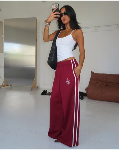 JGR & STN - Sadie Wide Leg Track Pants