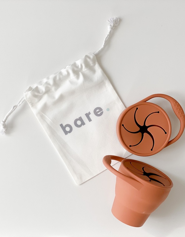 Bare The Label - Silicone Collapsible Snackie Cup