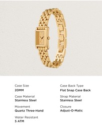 Michael Kors - Essex Gold Tone Analogue Watch