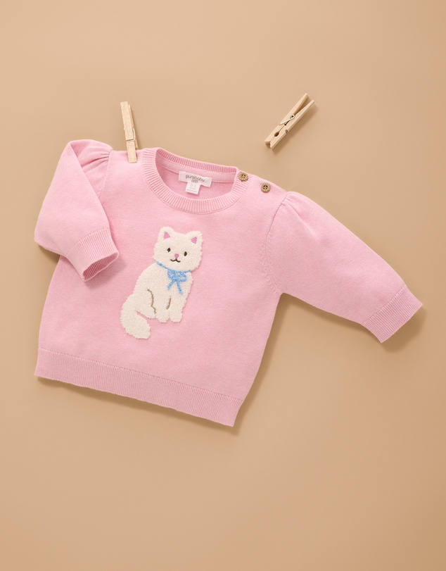 Purebaby - Kitten Jumper-Kids-Babies