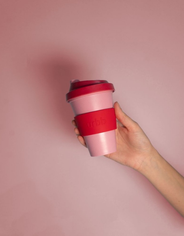 porter green - urbb | biodegradable bamboo coffee cup