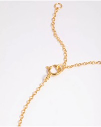 Lovisa - Gold Plated Sterling Silver Freshwater Pearl Chain Bracelet