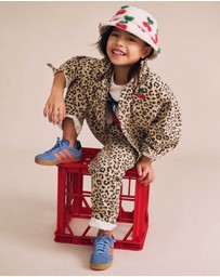 Huxbaby - Leopard Print Denim Jeans - Babies