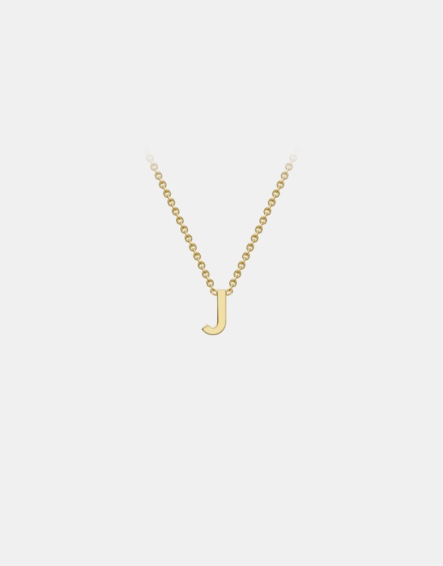 Zoe Olivia - 9K Gold Initial J Necklace