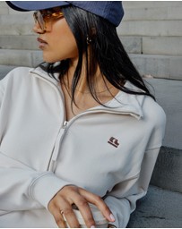 Ceres Life - Lonny Oversized Half Zip Sweat
