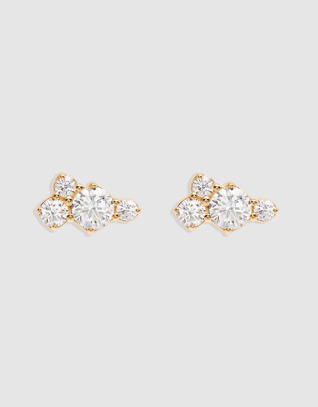 By Charlotte - Mist Stud Earrings