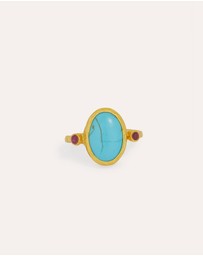 Ottoman Hands - Lucia Turquoise Cocktail Ring