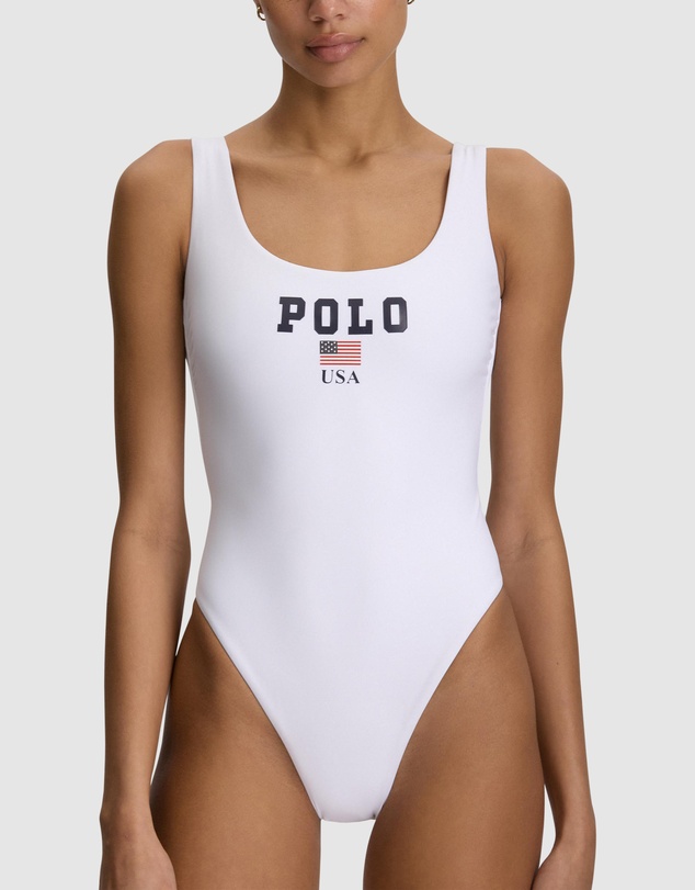 Polo Ralph Lauren - Polo USA Scoop Neck Tank Swimsuit