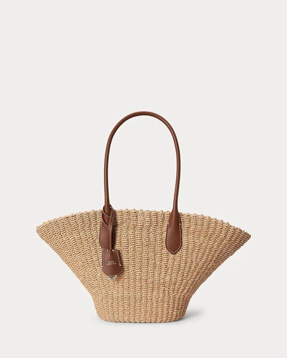 Polo Ralph Lauren - Bellport Raffia Basket Tote