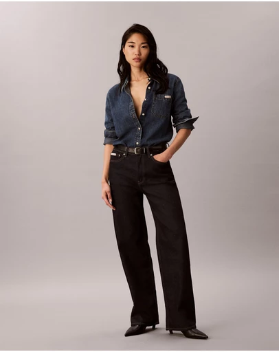 Calvin Klein Jeans - High Rise Loose Jeans