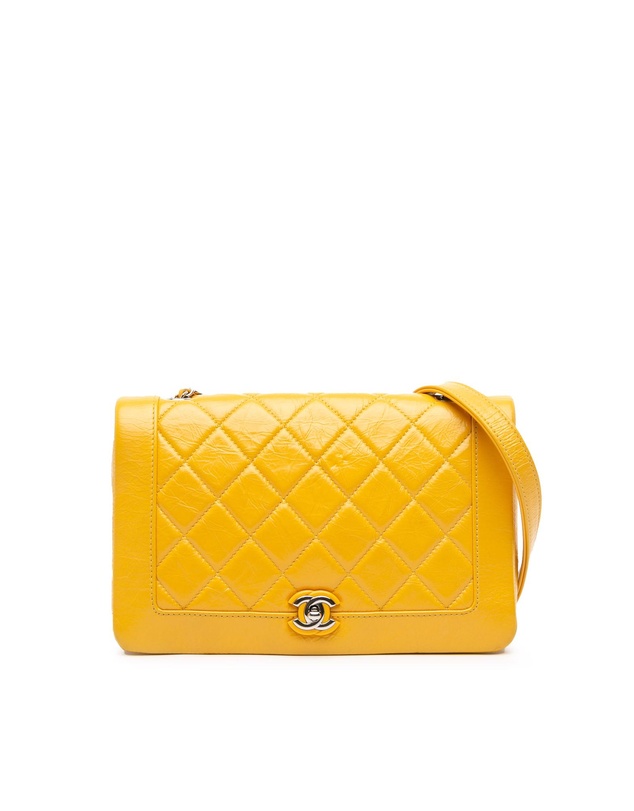 Pre-Loved by Azura Reborn - Pre-Loved Crumpled Calfskin Bi Quilted Vintage Full Flap