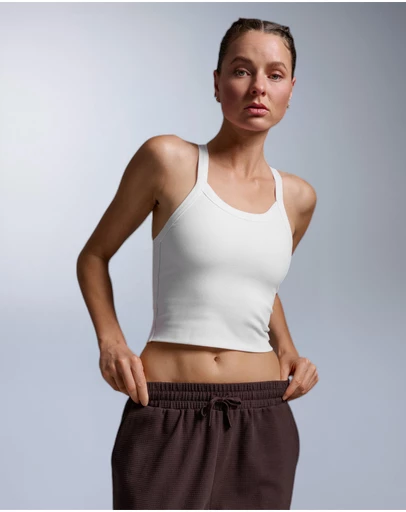 2XU - Fluid Tencel Rib Crop Singlet