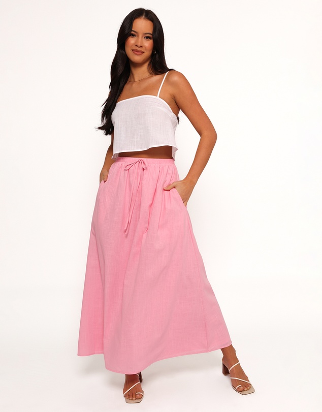Petal & Pup - Simone Skirt Set - White Pink