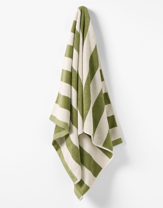 Aura Home - Riviera Stripe Bath Towel