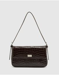 Nakedvice - The Silvie Coffee Croc Bag