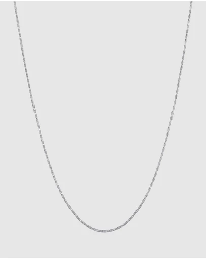 Kuzzoi - ICONIC EXCLUSIVE - Classic Rope Chain Necklace in 925 Sterling Silver