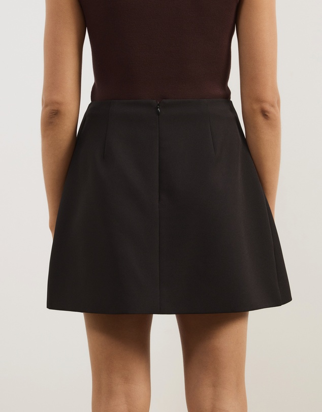 Atmos&Here - Belinda Pleat Tailored Mini Skirt