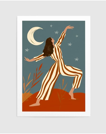 Olive et Oriel - Dancing With Stars by Treechild Art Print