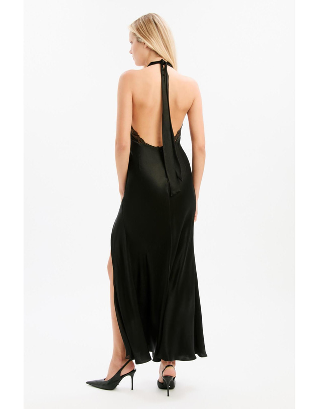 Bardot - Roselyn Halter Neck Maxi Dress