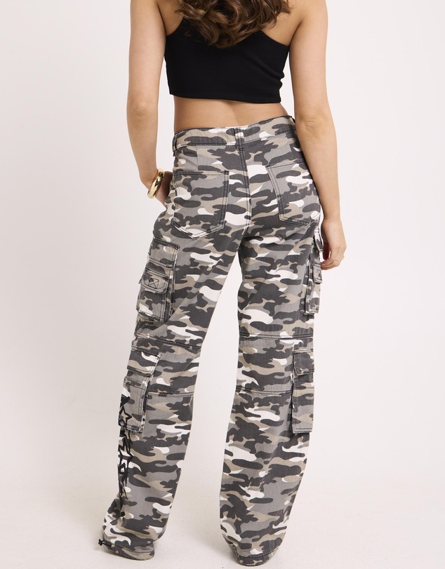 Neon Hart - Camo Cargo Pants