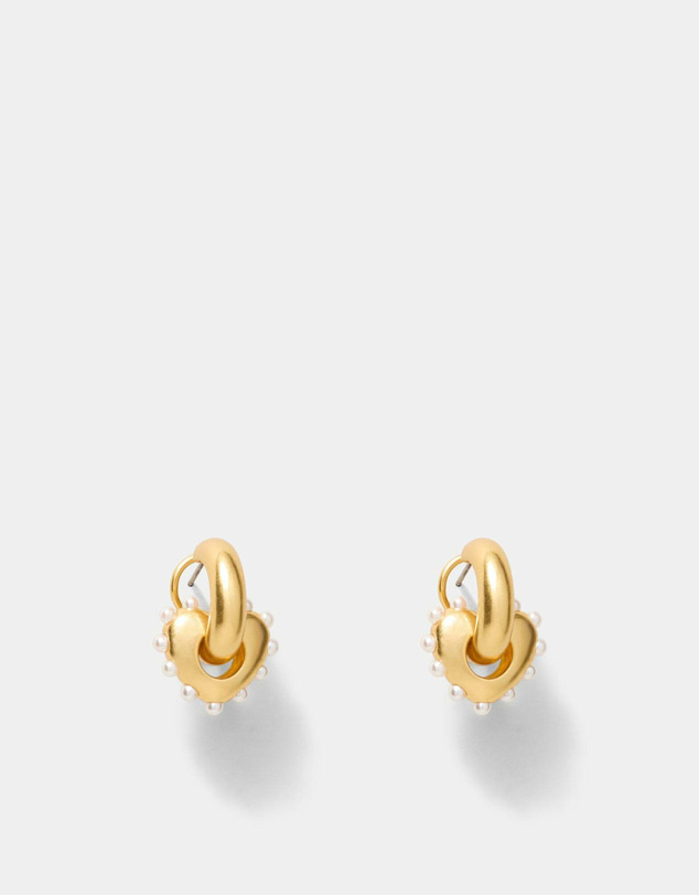 MIMCO - Adore Heart Hoop Earrings