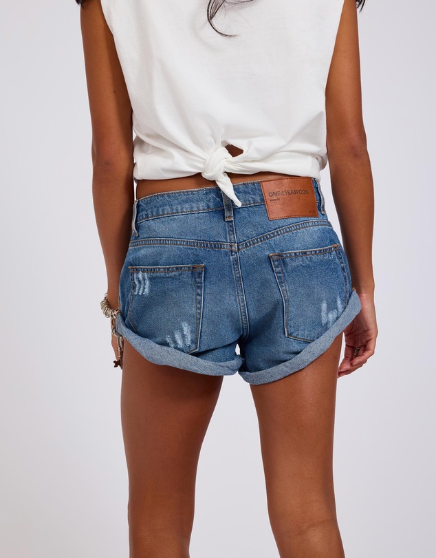 ONE TEASPOON - Pacifica Bandit Low Waist Denim Shorts