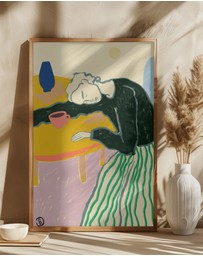 Olive et Oriel - Motherhood by Sandra Poliakov Art Print