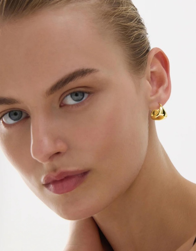 Najo - Morning Echo Yellow Gold Earring