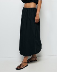 AERE - Quill Midi Skirt