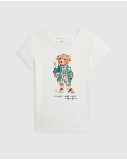 Polo Ralph Lauren - Polo Bear Cotton Jersey Tee - ICONIC EXCLUSIVE - Babies-Kids