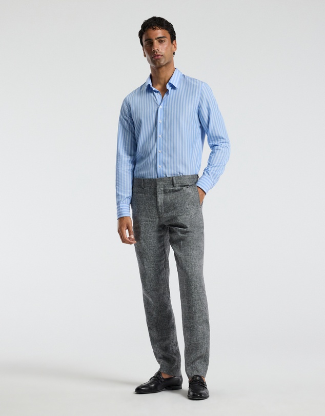 Calibre - Fluid Stripe Shirt Pale Blue