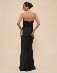 Revibe - Repaired CHANCERY Jada Strapless Corset Maxi Dress - AU 10