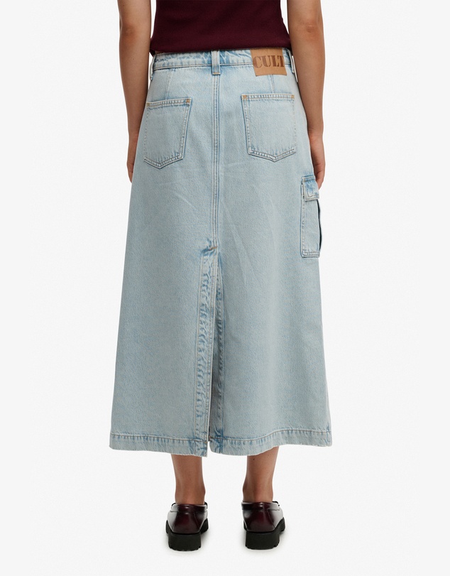 Superdry - Denim Cargo Maxi Skirt